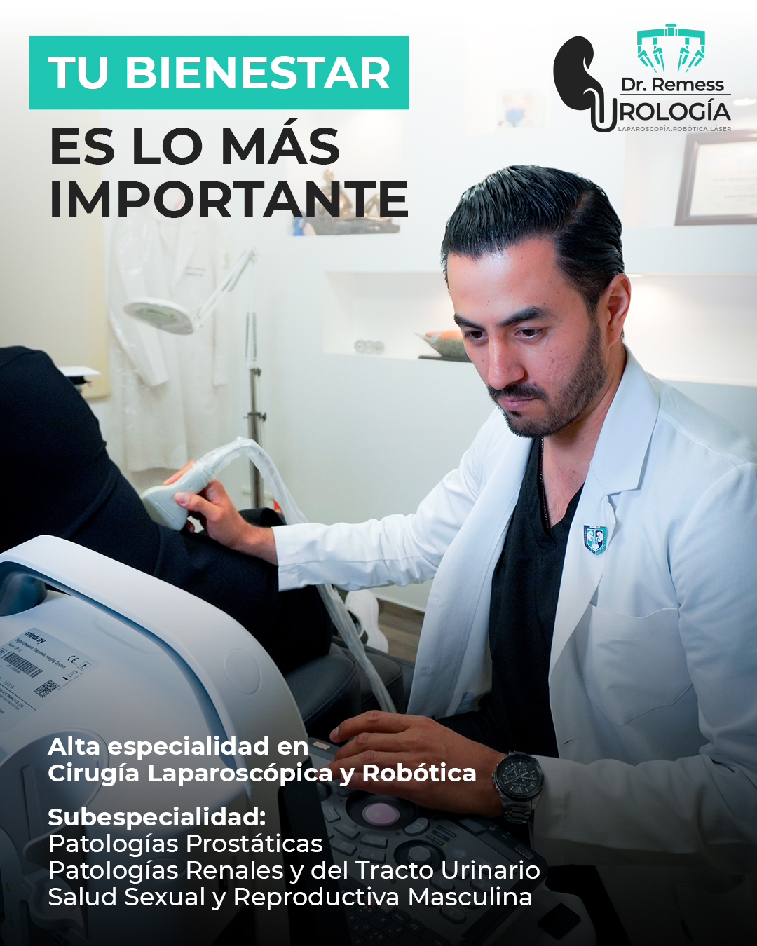 A lo largo de mi carrera he elegido especializarme en lo que más impacto tiene en la vida de mis pacientes.
Soy el Dr. Héctor Remess.. Mi vocación siempre ha sido ayudar a las personas a recuperar su salud y calidad de vida. 👨⚕️
-
📞 Agenda tu cita por WhatsApp: 333 395 8988
🏥 Moleet Medical Unit. Av. Sebastián Bach 4754, Zapopan, Jal.
